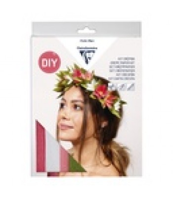 Clairefontaine Crepe Paper Kit Flower Wreath